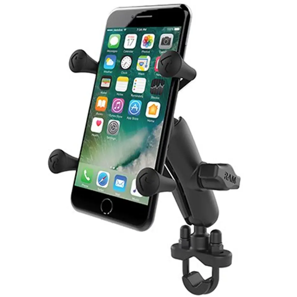 ⁨RAM Mounts X-Grip Phone Mount with Handlebar U-Bolt Base⁩ at Wasserman.eu