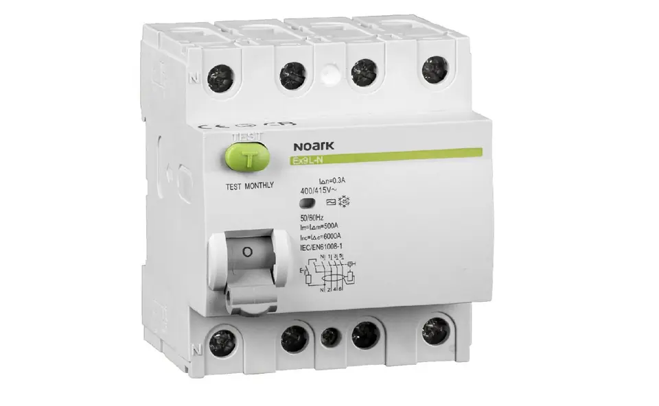 ⁨Noark Residual current circuit breakers Ex9L-N 4P 40A 30mA⁩ at Wasserman.eu