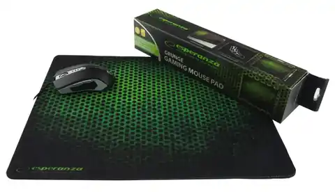 ⁨Esperanza EA146G Black,Green Gaming mouse pad⁩ at Wasserman.eu