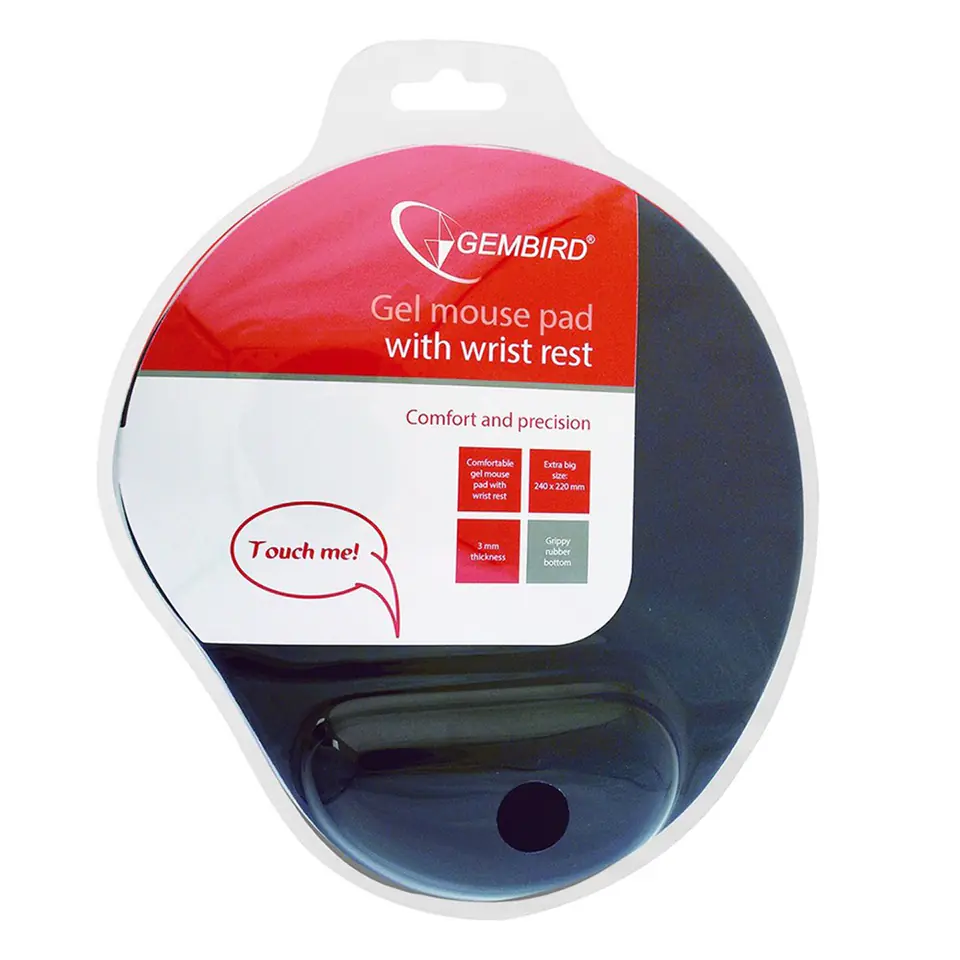 ⁨Gel mouse pad with wrist support⁩ at Wasserman.eu