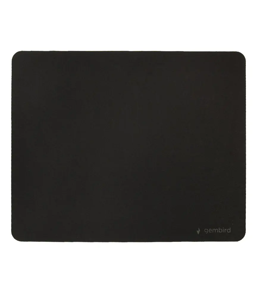 ⁨GEMBIRD MOUSE PAD MICRORUBBER, BLACK, MP-S-BK⁩ at Wasserman.eu