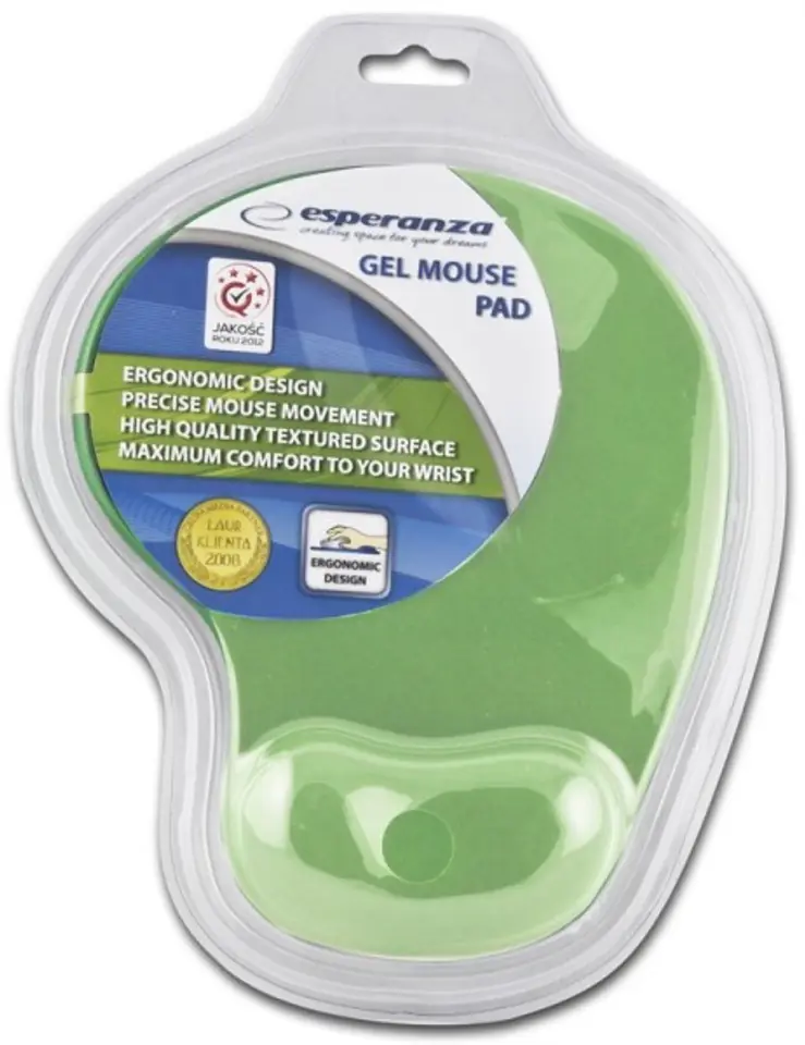 ⁨Mouse Pad Gel EA137G Green⁩ at Wasserman.eu