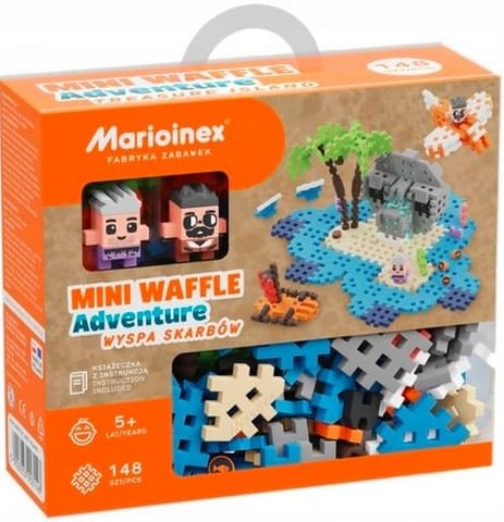 ⁨Mini Waffle Building Blocks 148 piece in Adventure Treasure Island at MARIOINEX 903148⁩ at Wasserman.eu