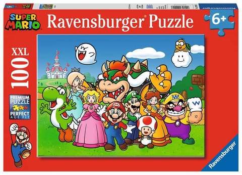 ⁨Puzzle 100 elementów XXL Super Mario⁩ w sklepie Wasserman.eu