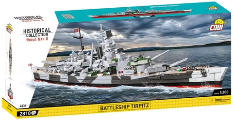 ⁨Klocki historical collection battleship tirpitz 2810 elementów⁩ w sklepie Wasserman.eu
