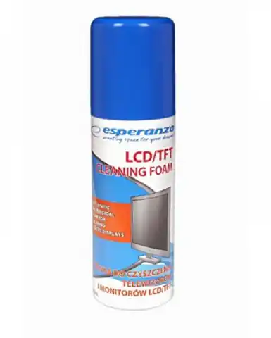 ⁨Esperanza ES101 equipment cleansing kit LCD/TFT/Plasma Equipment cleansing foam 100 ml⁩ at Wasserman.eu