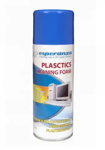 ⁨Pianka do czyszczenia plastików Esperanza ES104 (400 ml)⁩ w sklepie Wasserman.eu