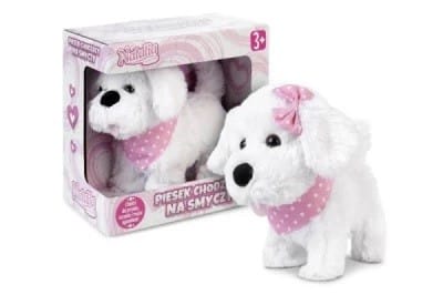 ⁨Interactive mascot A little dog walking on a leash⁩ at Wasserman.eu