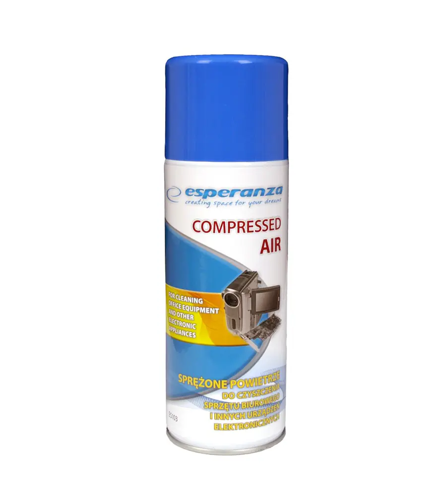 ⁨Esperanza ES103 compressed air duster 400 ml⁩ at Wasserman.eu