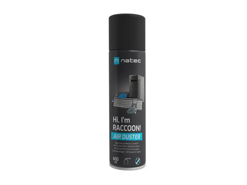 ⁨Natec Raccoon NSC-1763 compressed air 600 ml⁩ at Wasserman.eu