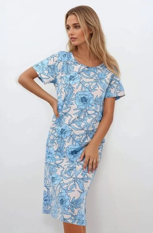 ⁨Koszula Blue Peony (Rozmiar XXL)⁩ w sklepie Wasserman.eu