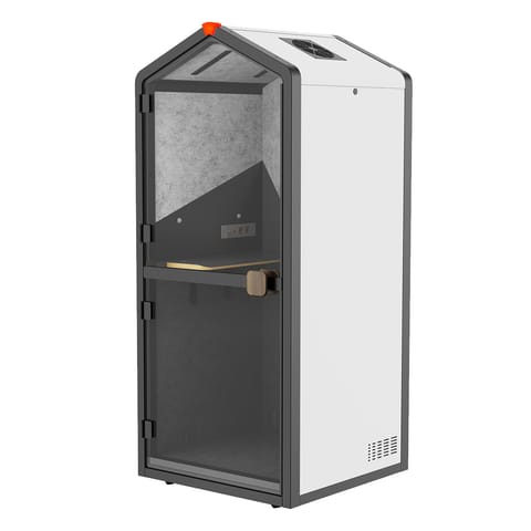 ⁨Mobilna kabina akustyczna Spacetronik SPE-POD03BW⁩ w sklepie Wasserman.eu