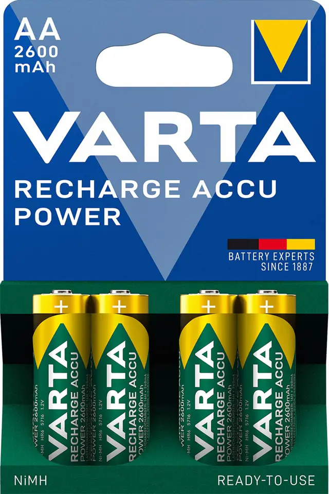 ⁨Varta 05716 Rechargeable battery AA Nickel-Metal Hydride (NiMH)⁩ at Wasserman.eu