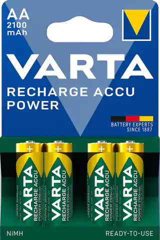 ⁨Zestaw akumulatorków AA VARTA Ready2Use HR6 (AA) (2100mAh ; Ni-MH)⁩ w sklepie Wasserman.eu