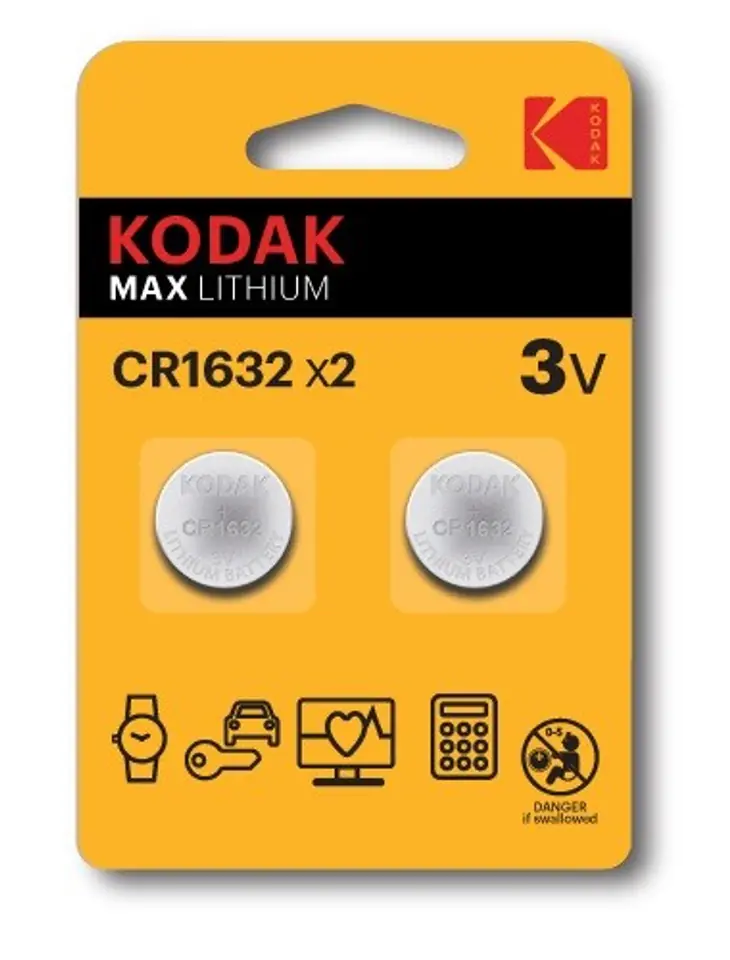 ⁨Kodak CR1632 Single-use battery Lithium⁩ at Wasserman.eu