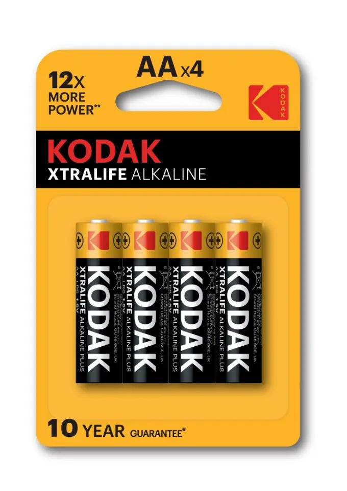 ⁨KODAK BATERIE ALKALICZNE XTRALIFE ALK.LR6 BLISTER [KPL=4SZT]⁩ w sklepie Wasserman.eu