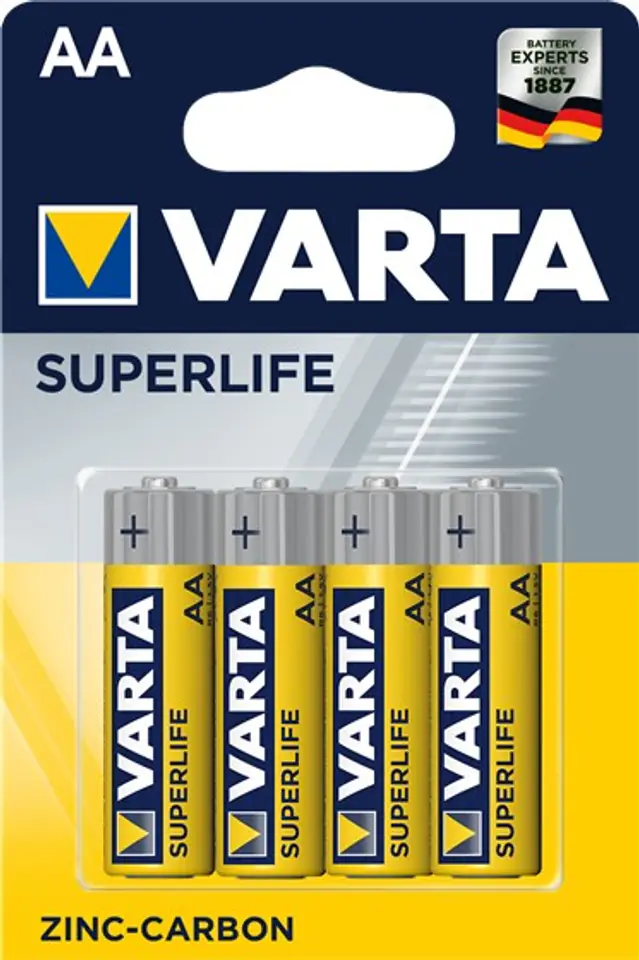 ⁨Varta SUPERLIFE Single-use battery AA Zinc-carbon⁩ at Wasserman.eu