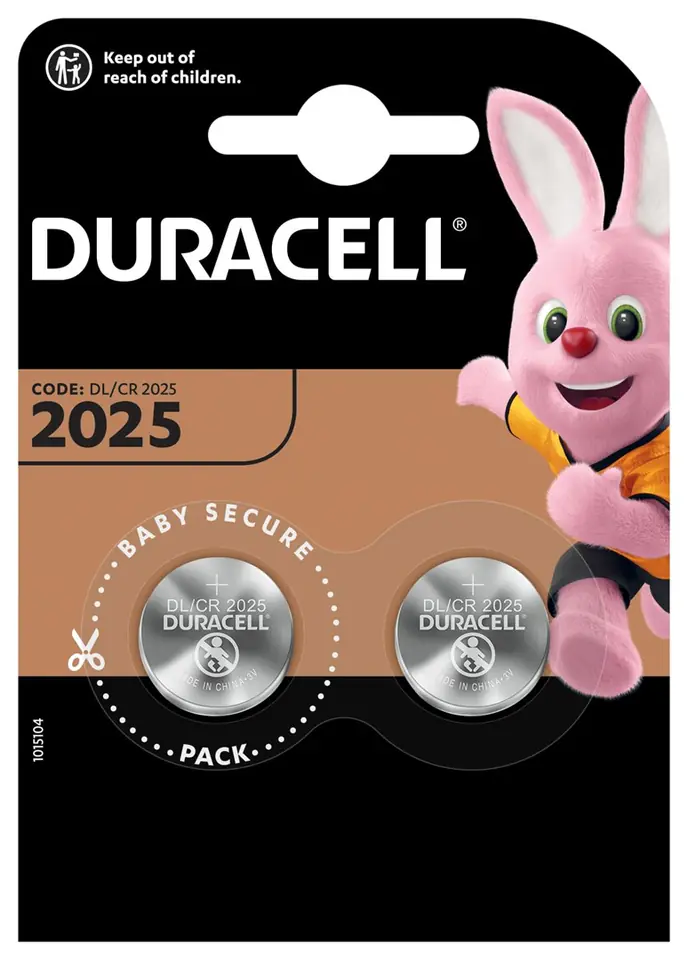 ⁨Duracell Specialties - Electronics batteries 2025 2PK Single-use battery CR2025 Lithium⁩ at Wasserman.eu