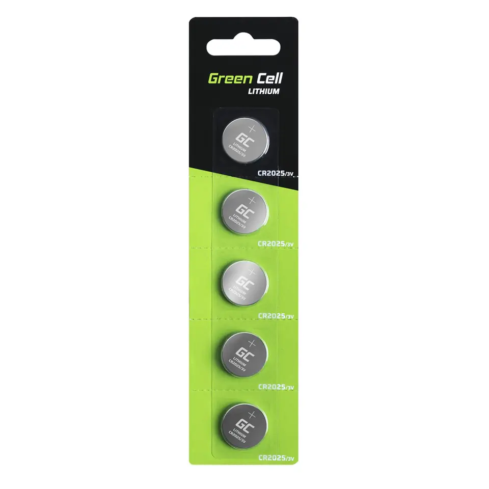 GREEN CELL BATERIE XCR04 5X CR2025 3V w sklepie Wasserman.eu