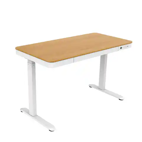 ⁨Tuckano Electric height adjustable desk ET119W-C white/oak⁩ at Wasserman.eu