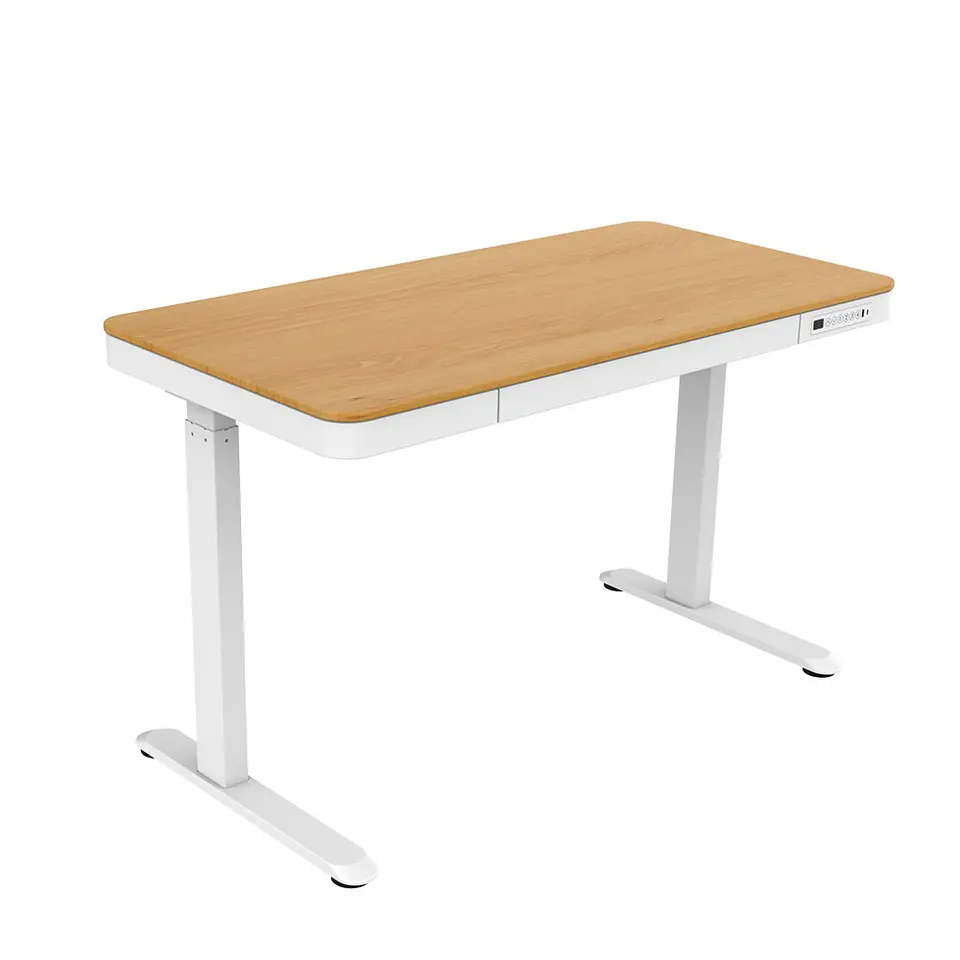 ⁨Tuckano Electric height adjustable desk ET119W-C white/oak⁩ at Wasserman.eu