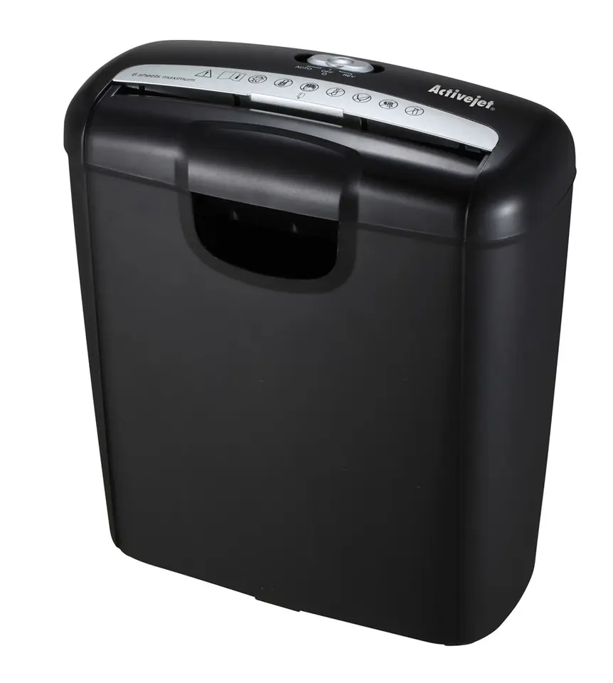 ⁨Activejet ASH-0601S Shredder for documents, black.⁩ at Wasserman.eu