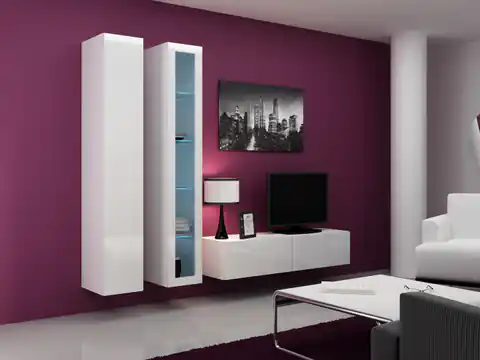 ⁨Cama Living room cabinet set VIGO 10 white/white gloss⁩ at Wasserman.eu