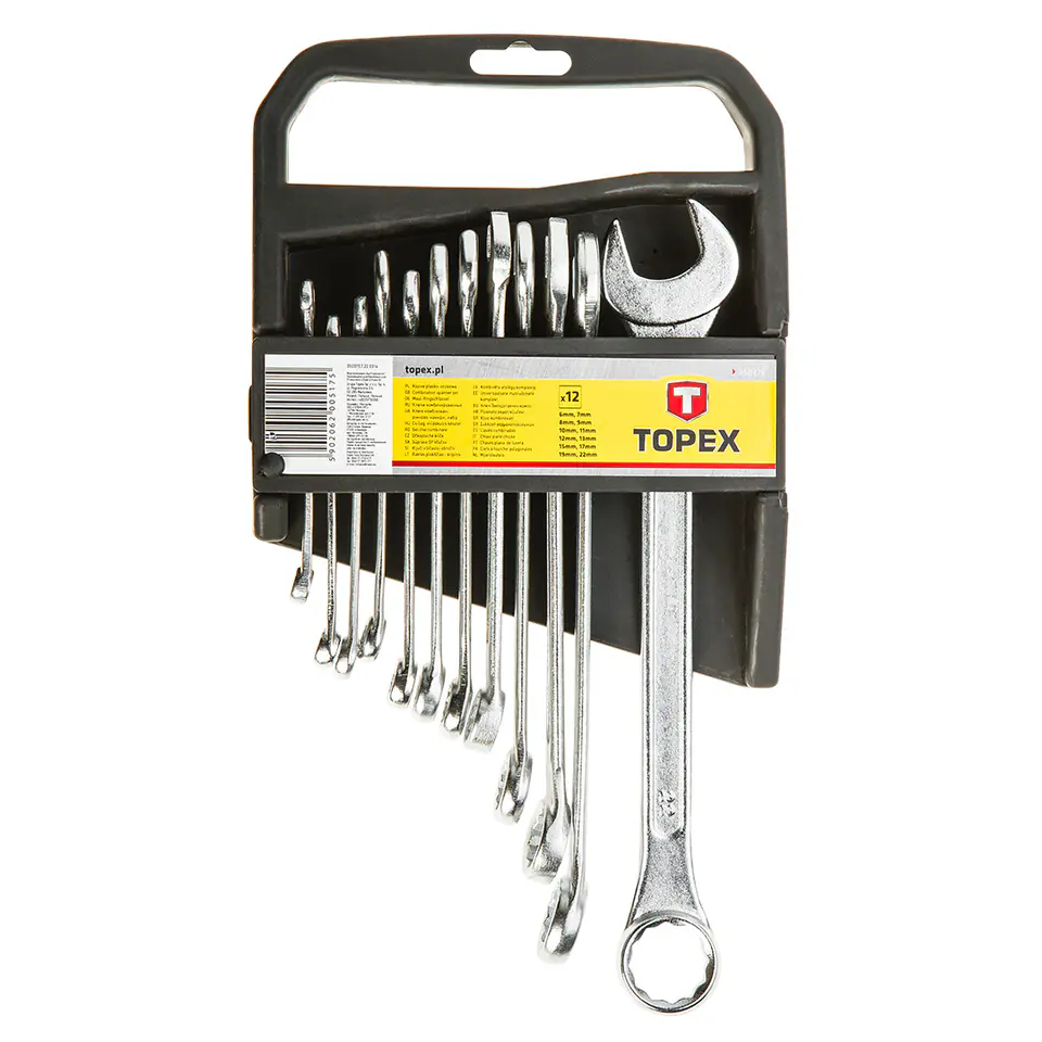 ⁨Combination spanners 6-22mm (set of 12) 35D375⁩ at Wasserman.eu