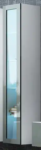 ⁨Cama Glass-case VIGO '180' 180/40/30 white/grey gloss⁩ at Wasserman.eu