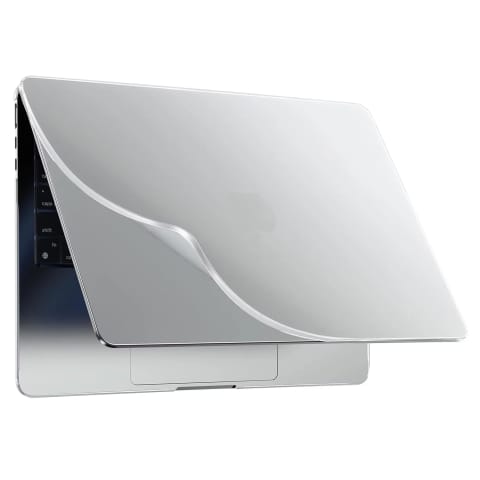 ⁨Etui ochronne do Apple Macbook Pro 14 - M1/M2/M3/M4 2021-2024 Alogy AirGuard™ Elastyczna obudowa bez odcisków palców Matowa Przezroczysta Biel⁩ w sklepie Wasserman.eu