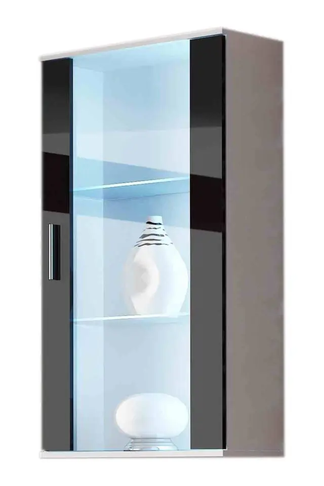 ⁨Cama hanging display cabinet SOHO white/black gloss⁩ at Wasserman.eu