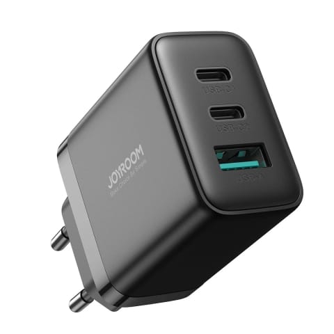 ⁨Szybka ładowarka Joyroom 2x USB-C USB-A 32W - Czarna⁩ w sklepie Wasserman.eu