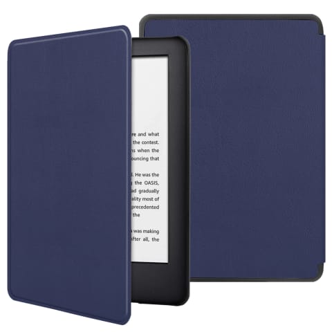 ⁨Etui ochronne na czytnik E-Book Alogy ProBook Cover obudowa do Kindle Paperwhite 6 2024 Granatowe⁩ w sklepie Wasserman.eu