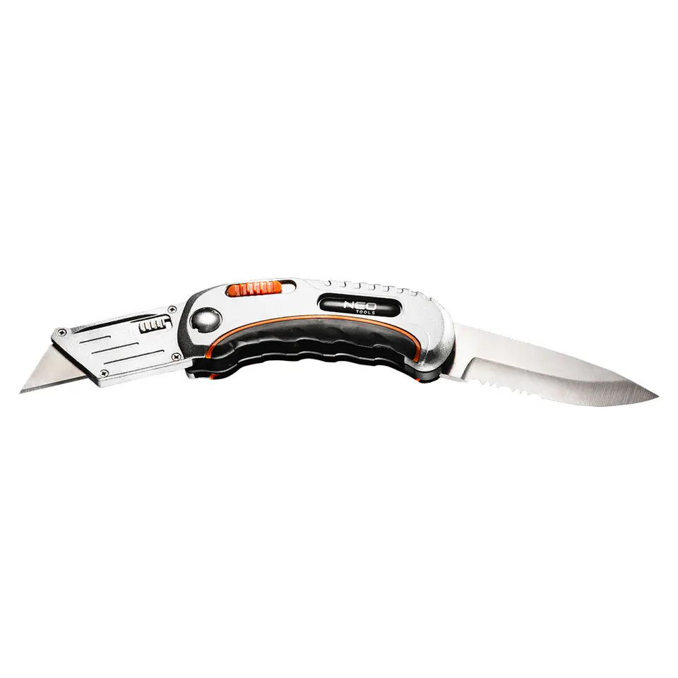 ⁨UNIWER KNIFE. FOLDING TRAP BLADE. + 5 NYL BLADES. CASE⁩ at Wasserman.eu