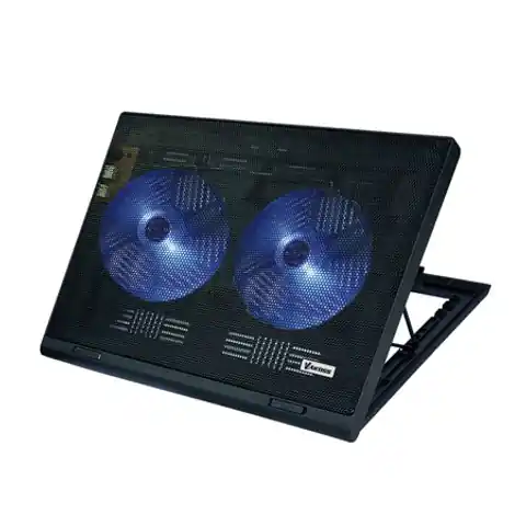 ⁨Vakoss LF-2463 notebook cooling pad 43.2 cm (17") Black⁩ at Wasserman.eu