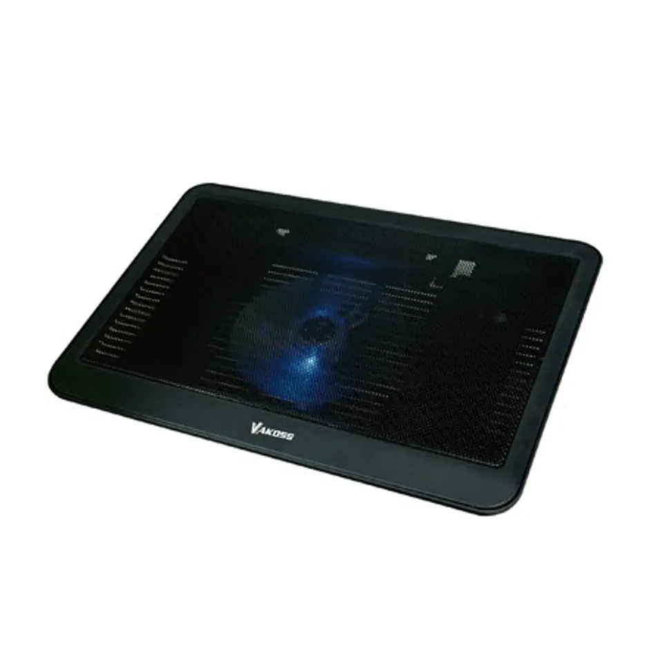 ⁨Vakoss LF-1854LK notebook cooling pad 43.2 cm (17") Black⁩ at Wasserman.eu