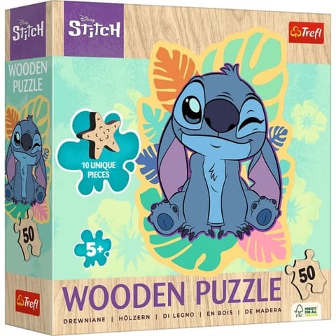 ⁨Puzzle drewniane Wesoły Stitch⁩ w sklepie Wasserman.eu