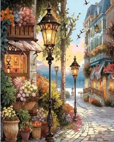 ⁨Diamond Mosaic - Flower Street⁩ at Wasserman.eu