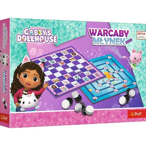 ⁨Gra Warcaby i Młynek Gabi Gabby Dollhouse⁩ w sklepie Wasserman.eu