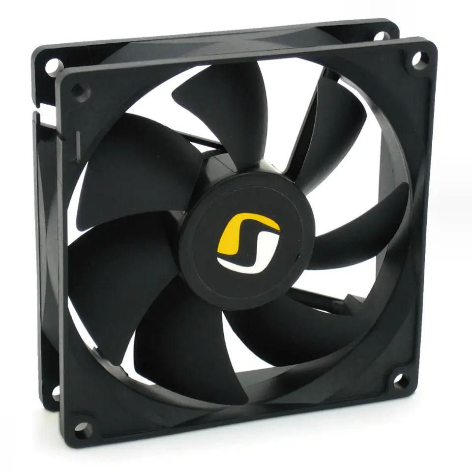 ⁨SilentiumPC Zephyr 92 Computer case Fan 9.2 cm Black⁩ at Wasserman.eu