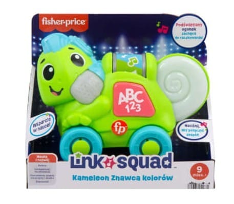 ⁨Zabawka interaktywna Link Squad Kameleon znawca kolorów⁩ w sklepie Wasserman.eu