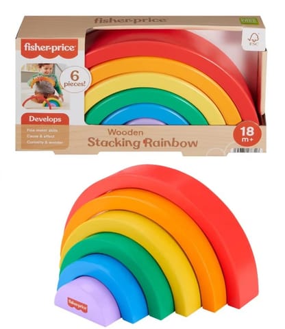 ⁨Wooden Rainbow⁩ at Wasserman.eu
