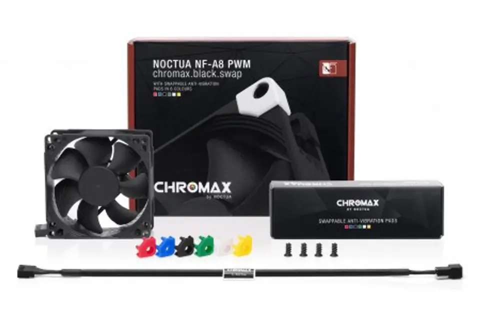 Wentylator NOCTUA NF-A8 PWM chromax.black.swap w sklepie Wasserman.eu