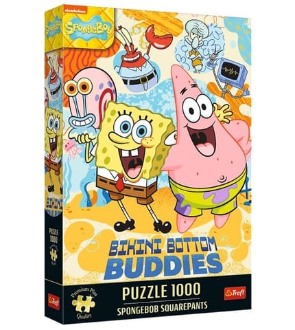 ⁨Puzzle 1000 elementów SpongeBob Kanciastoporty⁩ at Wasserman.eu