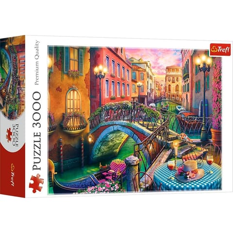 ⁨Puzzle 3000 elementów Wieczór w Wenecji⁩ w sklepie Wasserman.eu