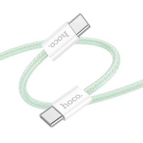 ⁨HOCO Kabel Typ C do Typ C X104 1 m Zielony PD 60W QC 3.0 Szybkie Ładowanie⁩ w sklepie Wasserman.eu
