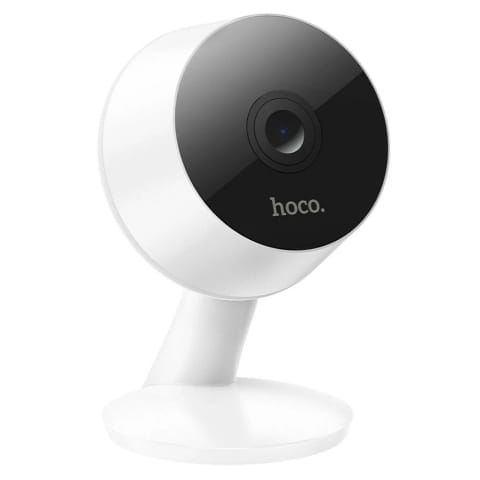 ⁨HOCO Kamera Wewnętrzna Full HD D3 Biała z Noktowizorem i Dwukierunkowym Głosem⁩ w sklepie Wasserman.eu