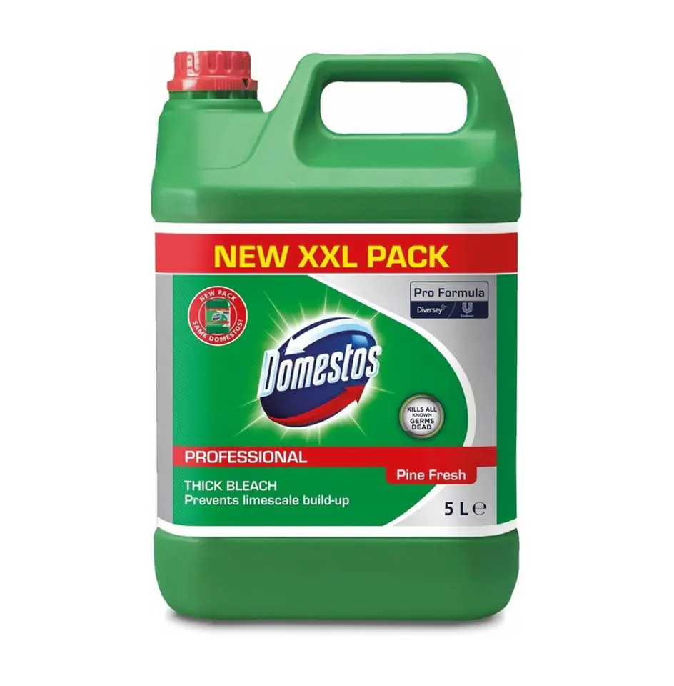 ⁨DOMESTOS PROFESSIONAL Pine Fresh Toilet gel XXL 5L⁩ at Wasserman.eu