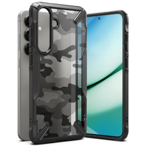 ⁨Etui do Samsung Galaxy S25 Plus Camo Black Ringke Fusion X⁩ w sklepie Wasserman.eu