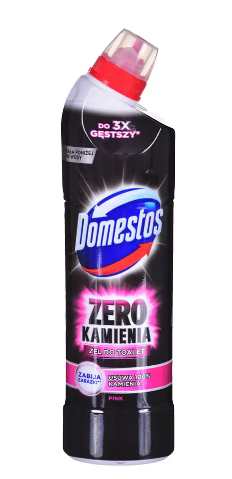 ⁨Domestos Zero Kamienia Pink Żel WC 750ml⁩ w sklepie Wasserman.eu